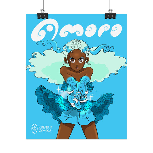 Amara-In-Action Print | Rolled Poster